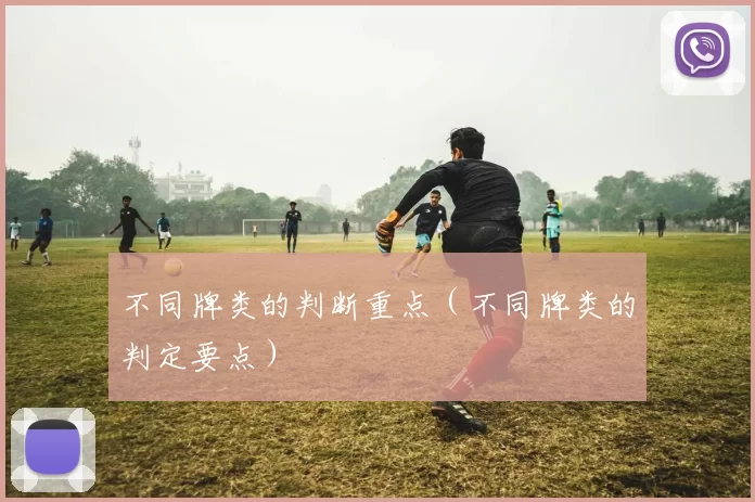 不同牌类的判断重点（不同牌类的判定要点）